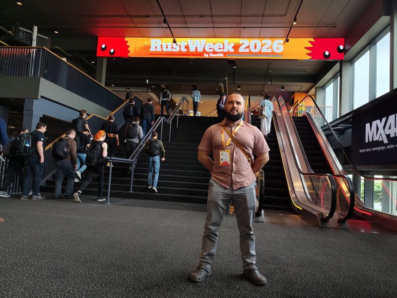Artem Ryzhov at RustWeek 2026 in Utrecht