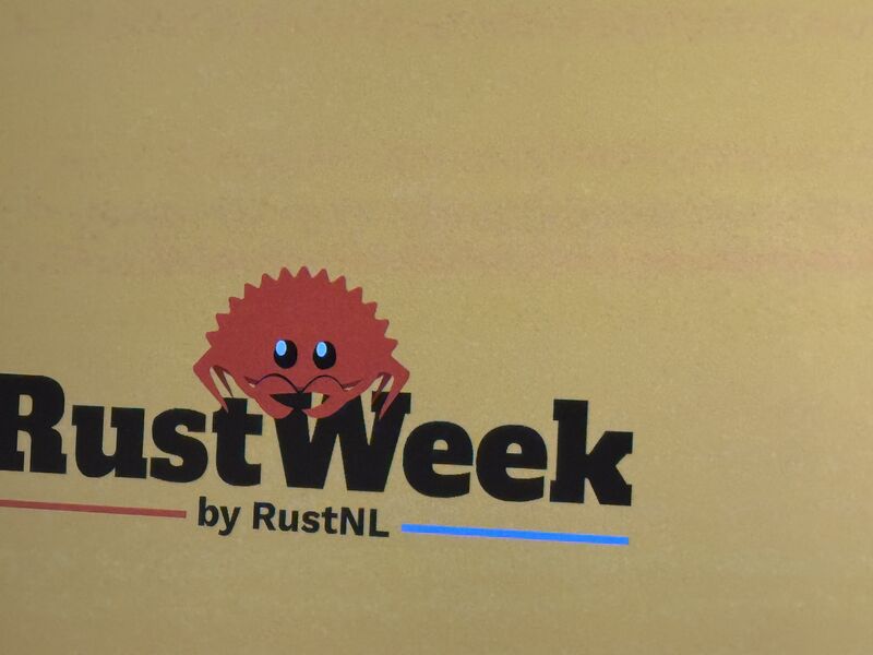 RustWeek logo by RustNL